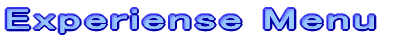 Experiense Menu